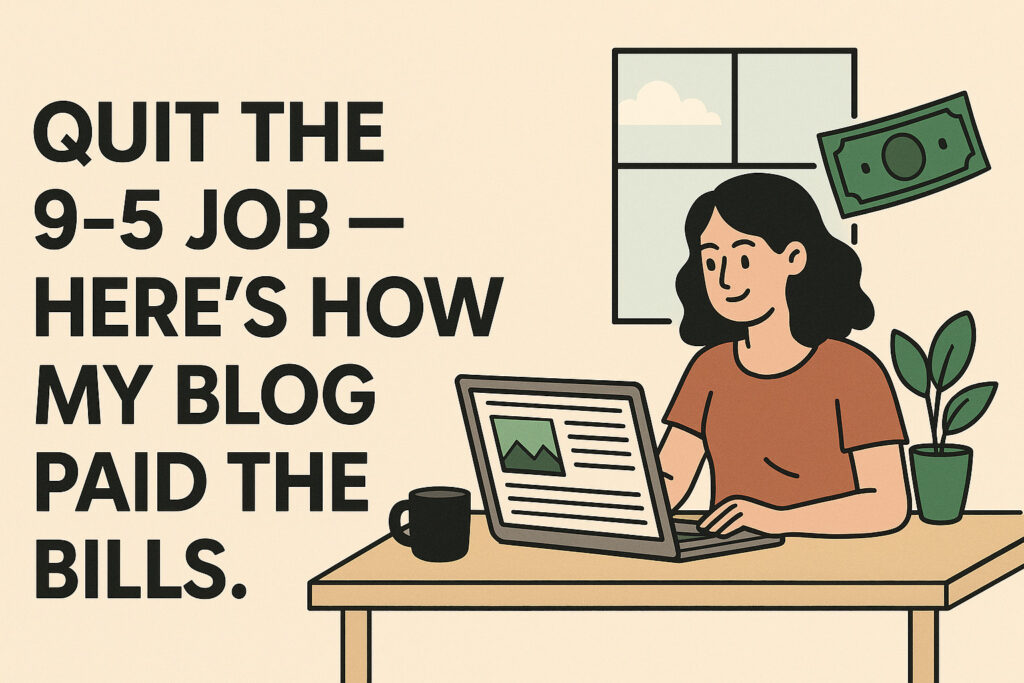 Quit The 9–5 ? Job—Here's How My Blog Paid the Bills